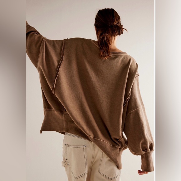 NWT We The Free Oversized Graphic Camden TEXAS Sweatshirt - Picture 2 of 8